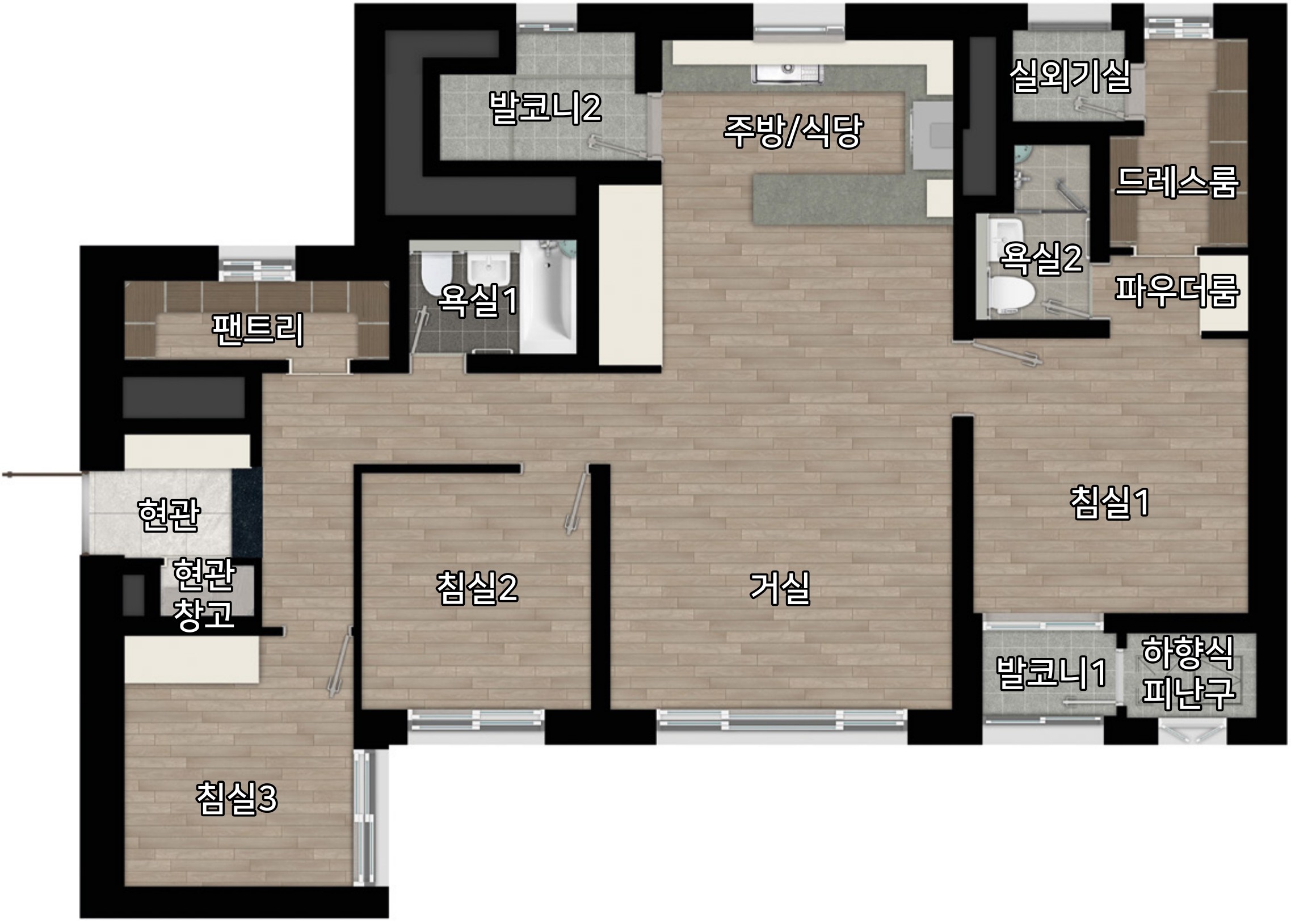 84제곱미터 D타입 이미지 2
